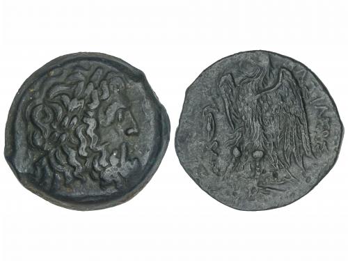 MONEDAS GRIEGAS. AE 26. 285-246 a.C. PTOLOMEO II FILADELFO. 