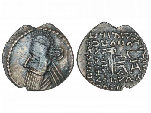 MONEDAS GRIEGAS. Dracma. 147-191 d.C. VOLOGASES IV. PARTIA. 
