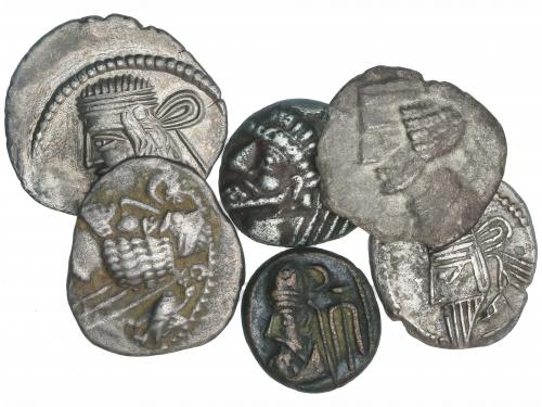 MONEDAS GRIEGAS. Lote 6 monedas Dracma. KAMNASKIRES VI, PHRA