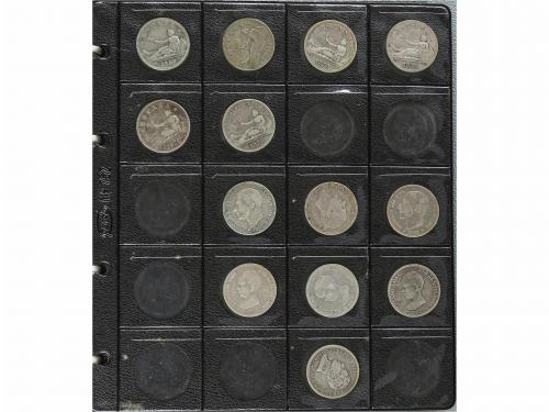 LOTES y COLECCIONES. Lote 193 monedas 2 Maravedís a 50 Centa