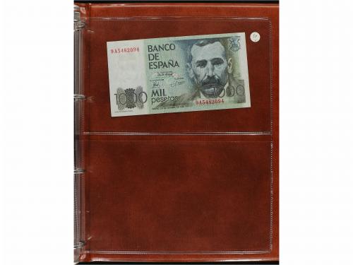 ESTADO ESPAÑOL. Lote 55 billetes 1 a 1.000 Pesetas. 1936 a 1