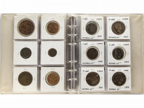 LOTES y COLECCIONES. Lote 40 monedas. 1811 a 1937. OCUPACIÓN