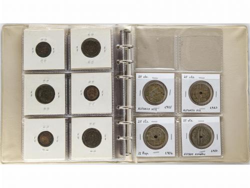 LOTES y COLECCIONES. Lote 40 monedas. 1811 a 1937. OCUPACIÓN