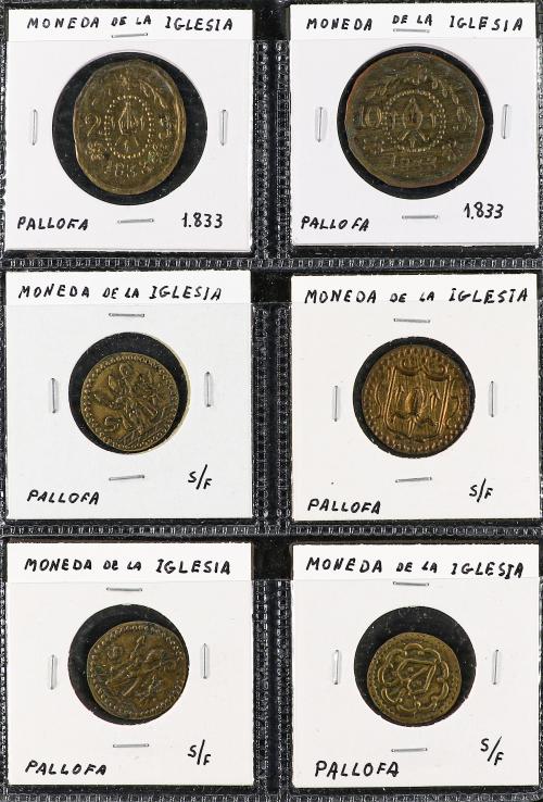 MONEDA CATALANA LOCAL Y PELLOFES. Lote 15 Pellofas. SANT SEV