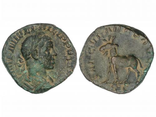 IMPERIO ROMANO. Sestercio. Acuñada el 248 d.C. FILIPO I. Anv