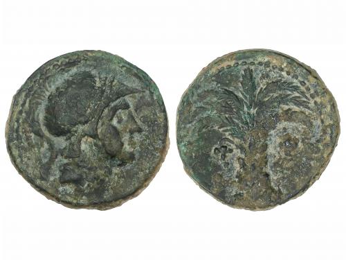 MONEDAS HISPÁNICAS. Calco. 220-215 a.C. CARTAGONOVA (CARTAGE