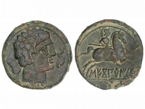 MONEDAS HISPÁNICAS. As. 120-30 a.C. SECOBIRICES (SAELICES, C