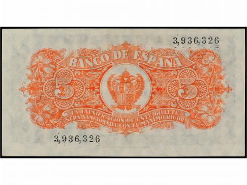 ESTADO ESPAÑOL. Lote 2 billetes 5 Pesetas. 18 Julio 1937. Po