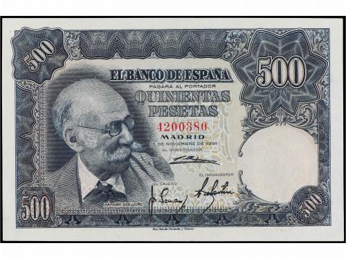 ESTADO ESPAÑOL. Lote 2 billetes 500 Pesetas. 15 Noviembre 19