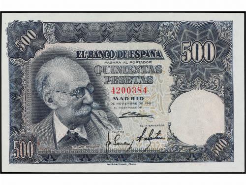 ESTADO ESPAÑOL. Lote 2 billetes 500 Pesetas. 15 Noviembre 19