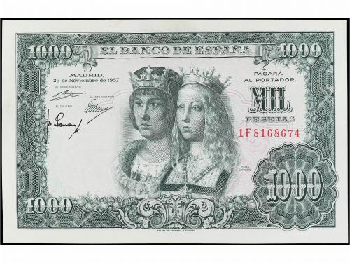 ESTADO ESPAÑOL. 1.000 Pesetas. 29 Noviembre 1957. Reyes Cató