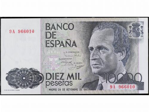 JUAN CARLOS I. 10.000 Pesetas. 24 Septiembre 1985. Juan Carl