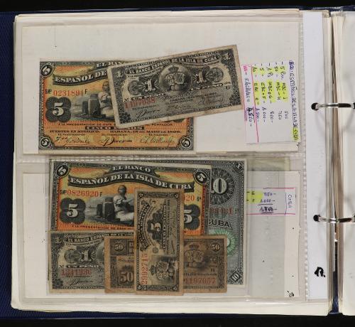 BILLETES ESPAÑOLES. Lote 120 billetes 40 Centimos a 1.000 Pe