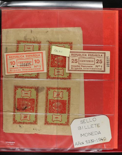 BILLETES LOCALES GUERRA CIVIL. Lote 230 billetes. Interesant