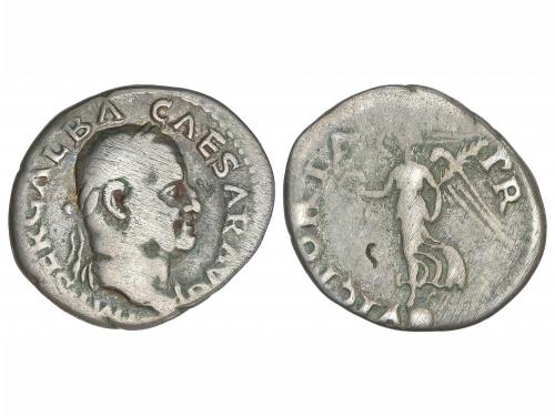 IMPERIO ROMANO. Denario. Acuñada el 68-69 d.C. GALBA. Anv.: 