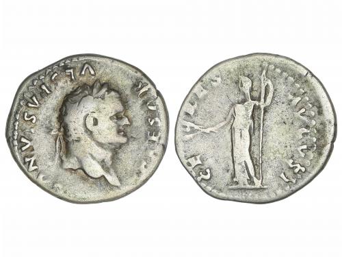 IMPERIO ROMANO. Denario. Acuñada el 77-79 d.C. VESPASIANO. A