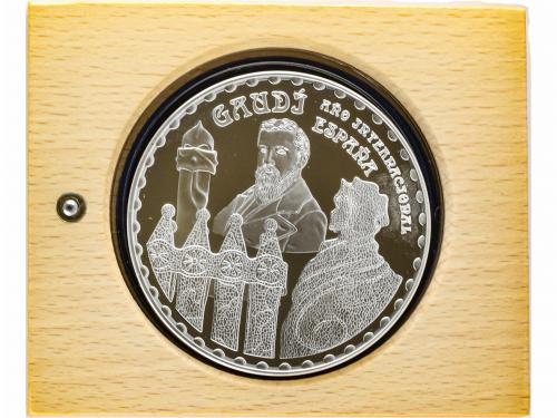 JUAN CARLOS I. 50 Euro. 2002. AÑO INTERNACIONAL GAUDÍ. AR. S