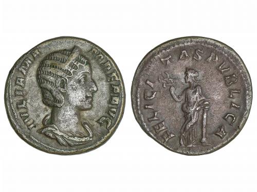 IMPERIO ROMANO. Denario. Acuñada el 235 d.C. JULIA MAMAEA. A