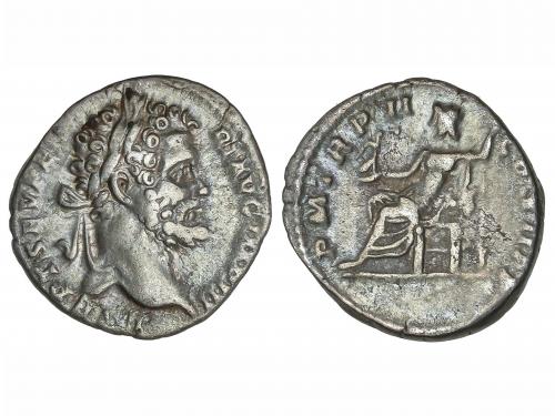 IMPERIO ROMANO. Denario. Acuñada el 194 d.C. SEPTIMIO SEVERO