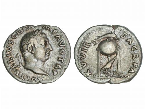 IMPERIO ROMANO. Denario. Acuñada el 69 d.C. VITELIO. Anv.: A