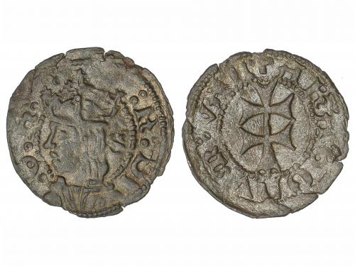 CATALUNYA-ARAGÓN. Dinero. FERRAN II. ZARAGOZA. Anv.: F: DI: 