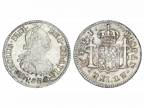 CARLOS IV. 1/2 Real. 1808. POTOSÍ. P.J. 1,67 grs. AC-319. MB
