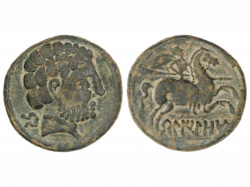 MONEDAS HISPÁNICAS. As. 120-20 a.C. BELIGIOM (BELCHITE, Zara