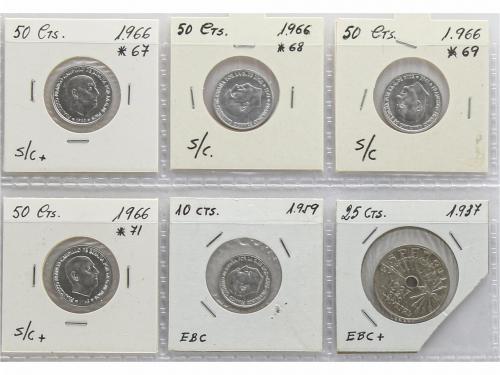 LOTES y COLECCIONES. Lote 48 monedas. ALFONSO XII a ESTADO E