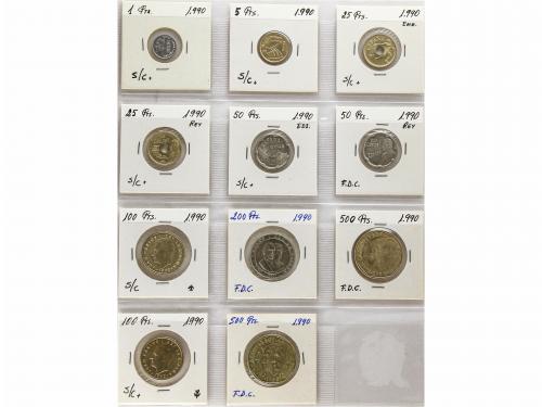 LOTES y COLECCIONES. Lote 150 Monedas y 28 carteritas. ESTAD