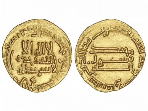ABASIDAS. Dinar. 168H. AL-MAHDI. SIN CECA (IRAK). Anv.: Punt