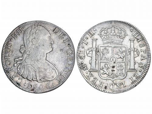 CARLOS IV. 8 Reales. 1806. MÉXICO. T.H. 27,03 grs. Acuñación