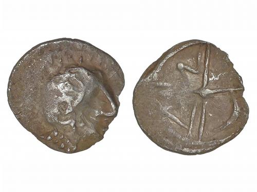 MONEDAS HISPÁNICAS. Tritartemorion. IMITACIÓN DE DIVISORES D