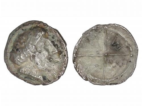 MONEDAS HISPÁNICAS. Tritartemorion. IMITACIÓN DE DIVISORES D