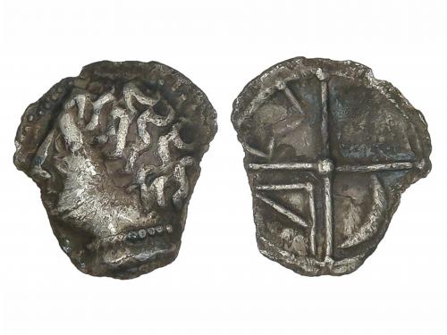 MONEDAS HISPÁNICAS. Tritartemorion. IMITACIÓN DE DIVISORES D