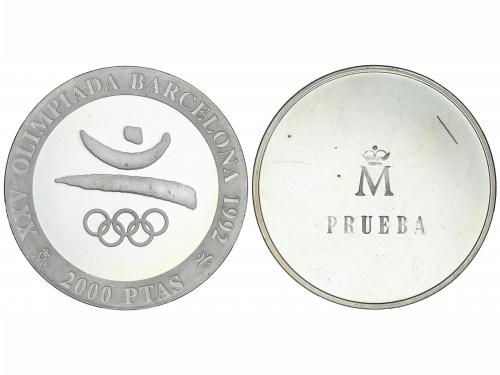 OLIMPIADA BARCELONA 1992. 2.000 Pesetas. 1992. Anv.: Emblema