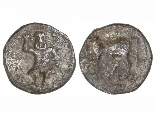 MONEDAS HISPÁNICAS. Hemidracma. 200-100 a.C. EBUSUS (IBIZA).