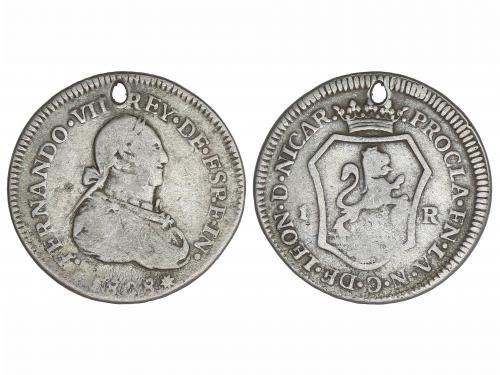 FERNANDO VII. Medalla Proclamación con Valor 1 Real. 1808. L