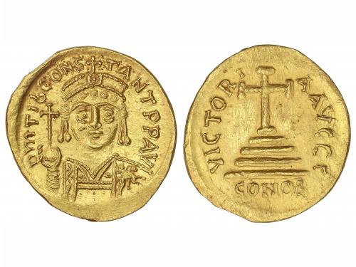 MONEDAS BIZANTINAS. Sólido. TIBERIO II CONSTANTINO. CARTAGO.