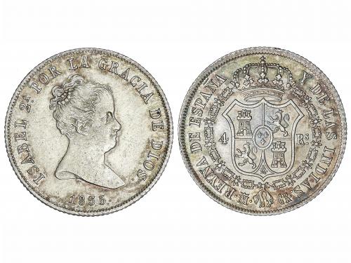 ISABEL II. 4 Reales. 1835. MADRID. C.R. 6,01 grs. Ligera pát