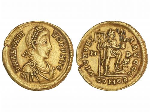 IMPERIO ROMANO. Sólido. Acuñada el 394-395 d.C. ARCADIO. MED