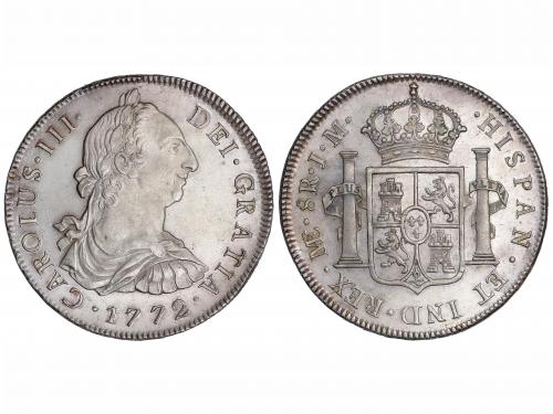 CARLOS III. 8 Reales. 1772. LIMA. J.M. 27,09 grs. Primer año