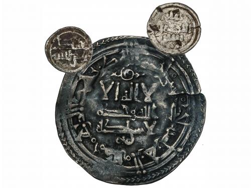 MONEDAS HISPANOÁRABES. Lote 3 monedas. AR. Dirham en AR de A