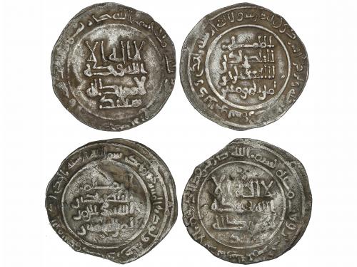 CALIFATO. Lote 2 monedas Dirham. 324 y 325 H. ABDERRAHMÁN II