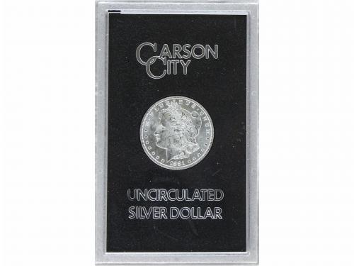 ESTADOS UNIDOS. 1 Dólar. 1881-CC. CARSON CITY. AR. Tipo Morg