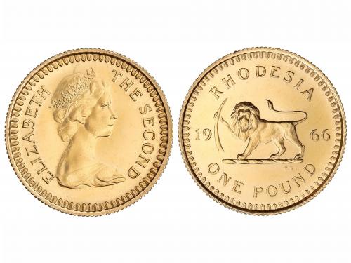 RHODESIA DEL SUR. 1 Libra. 1966. 7,98 grs. AU. Rhodesia. Col