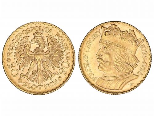 POLONIA. 20 Zlotych. 1925. 6,46 grs. AU. Fr-115; Y-33. SC. 