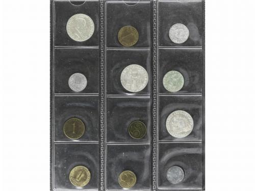 AUSTRIA. Lote 115 monedas 10 Groschen a 100 Schilling. 1893 