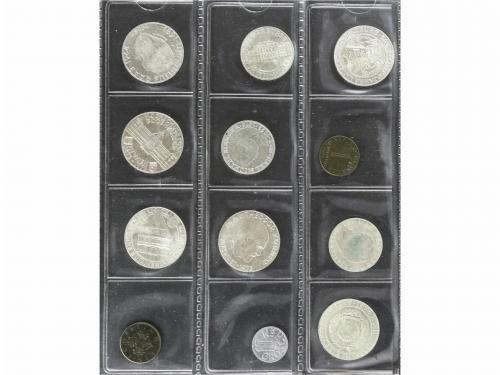 AUSTRIA. Lote 115 monedas 10 Groschen a 100 Schilling. 1893 