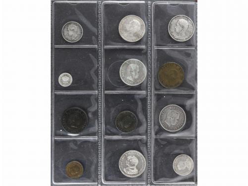 PORTUGAL. Lote 78 monedas 5 Reis a 250 Escudos. 1858 a 1985.