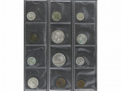 PORTUGAL. Lote 78 monedas 5 Reis a 250 Escudos. 1858 a 1985.